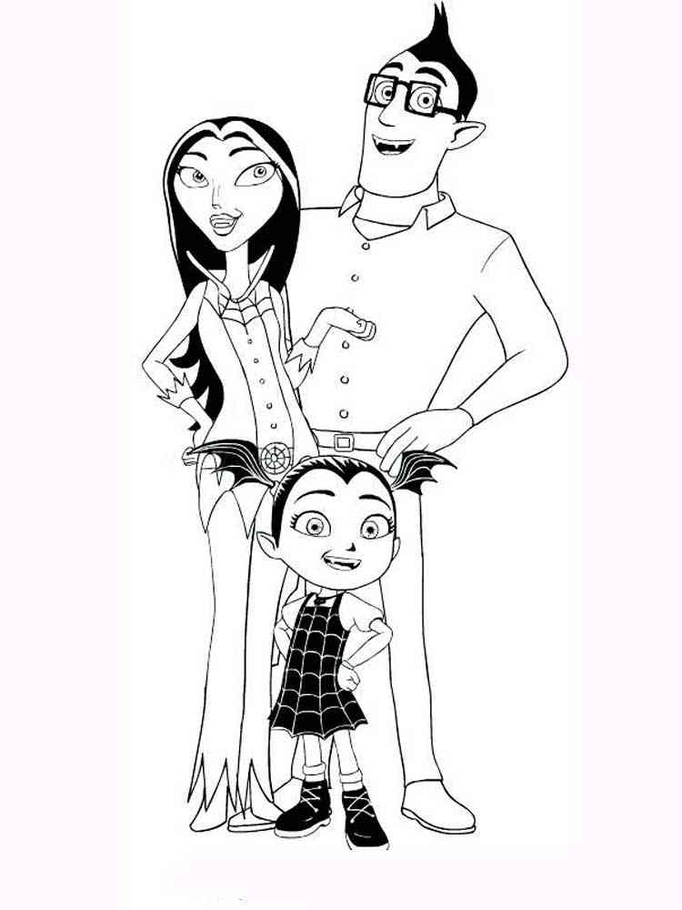 Vampirina Colouring Pages To Print - coloringpages2019