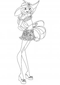 Bloom WINX coloring page 50