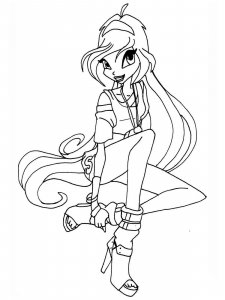 Bloom WINX coloring page 52