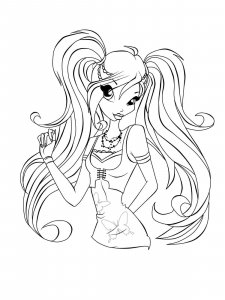 Bloom WINX coloring page 46