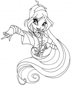 Bloom WINX coloring page 47 - Free printable