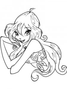 Bloom WINX coloring page 10