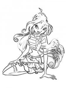 Bloom WINX coloring page 16 - Free printable