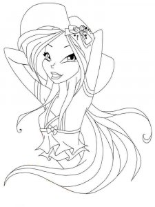 Bloom WINX coloring page 2