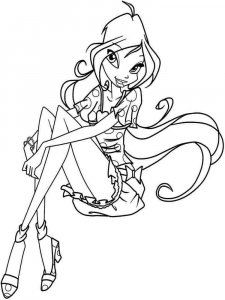 Bloom WINX coloring page 22 - Free printable