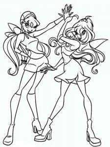 Bloom WINX coloring page 23