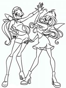 Bloom WINX coloring page 23 - Free printable