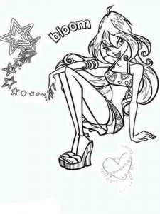 Bloom WINX coloring page 24
