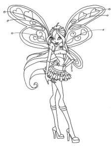 Bloom WINX coloring page 34