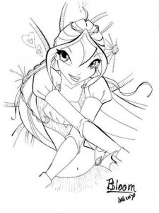 Bloom WINX coloring page 35