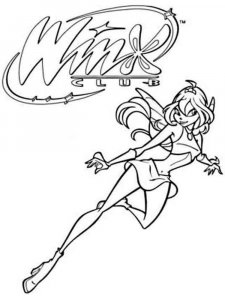 Bloom WINX coloring page 38 - Free printable