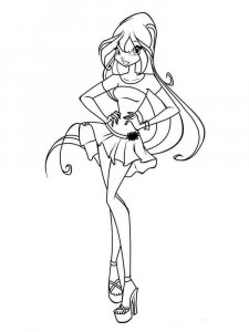 Bloom WINX coloring page 39 - Free printable