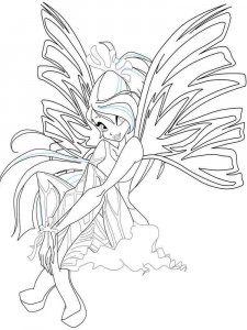 Bloom WINX coloring page 4 - Free printable