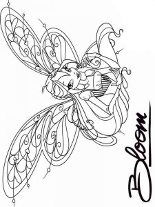 Bloom WINX coloring page 9