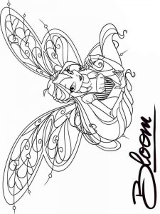 Bloom WINX coloring page 9 - Free printable