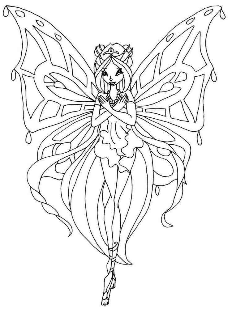 Flora Winx coloring pages. Download and print Flora Winx coloring pages.