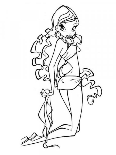 Layla Winx coloring pages