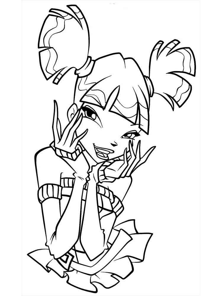 Musa Winx coloring pages