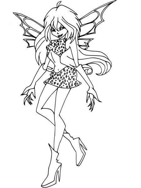 Winx club coloring pages