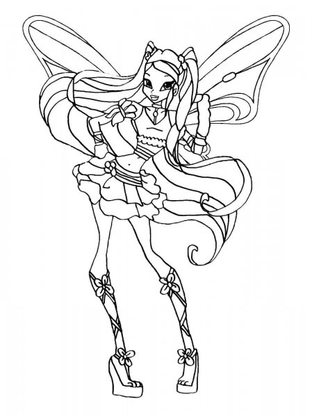 Stella Winx coloring pages