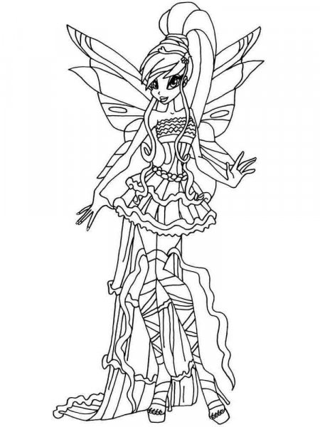 Stella Winx coloring pages