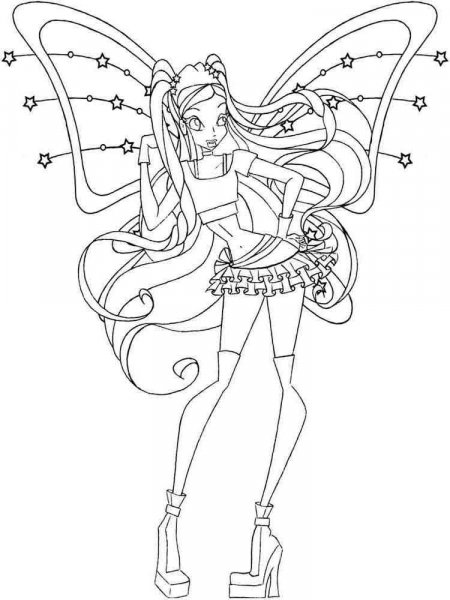 Stella Winx coloring pages