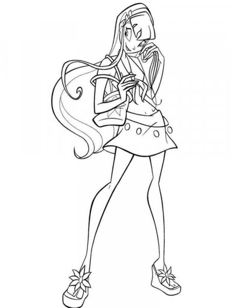 Stella Winx coloring pages