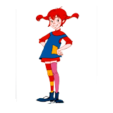 Pippi Longstocking coloring pages