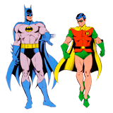 Batman and Robin coloring pages