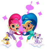 Shimmer and Shine coloring pages