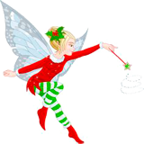 Christmas Fairy coloring pages