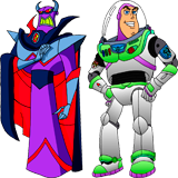 Buzz and Zurg coloring pages