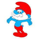 Papa Smurf coloring pages