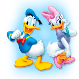 Donald and Daisy Duck coloring pages