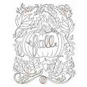 Fall coloring pages for Adults
