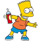Bart Simpson coloring pages