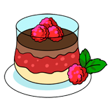 Dessert coloring pages