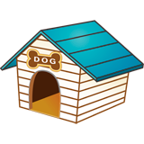 Dog House coloring pages