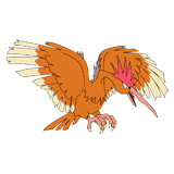 Fearow coloring pages