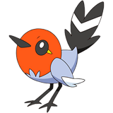 Fletchling coloring pages