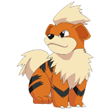 Growlithe coloring pages