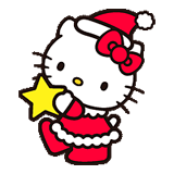 Hello Kitty Christmas coloring pages