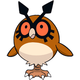 Hoothoot coloring pages