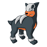 Houndour coloring pages