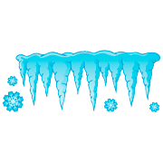 Icicles coloring pages