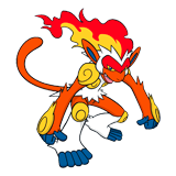 Infernape coloring pages