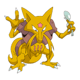 Kadabra coloring pages
