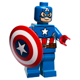 Lego Captain America coloring pages