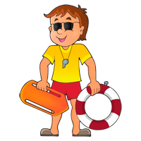 Lifeguard coloring pages
