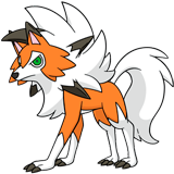 Lycanroc coloring pages